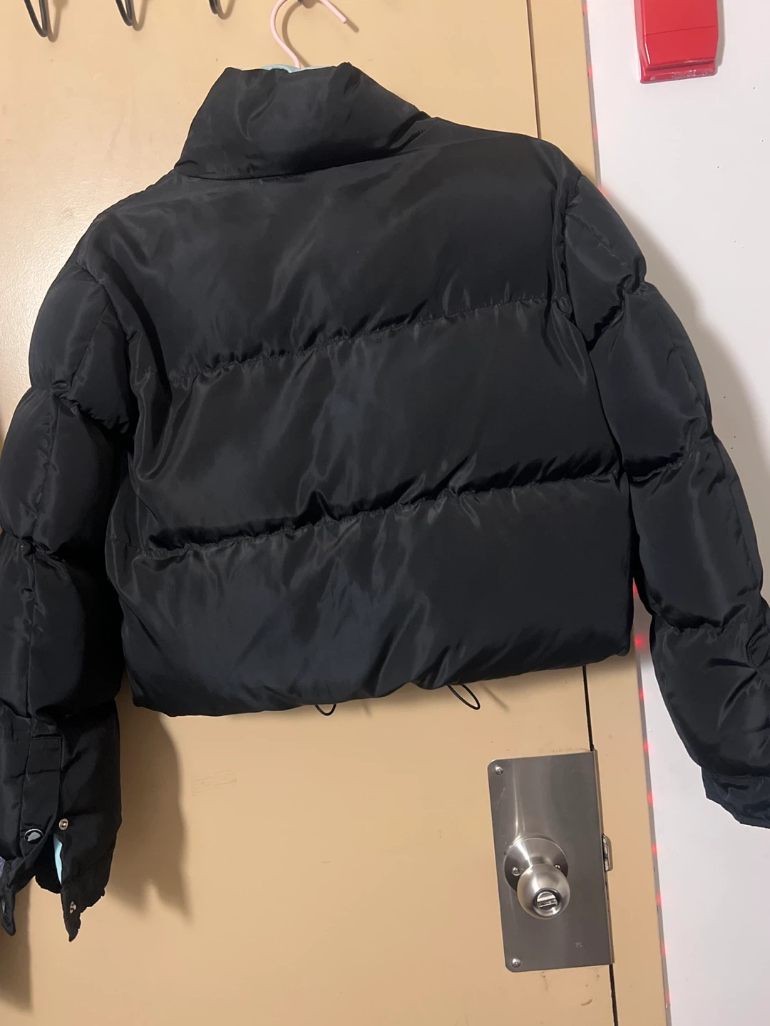Prada Black Cropped Puffer Jacket - photo 2