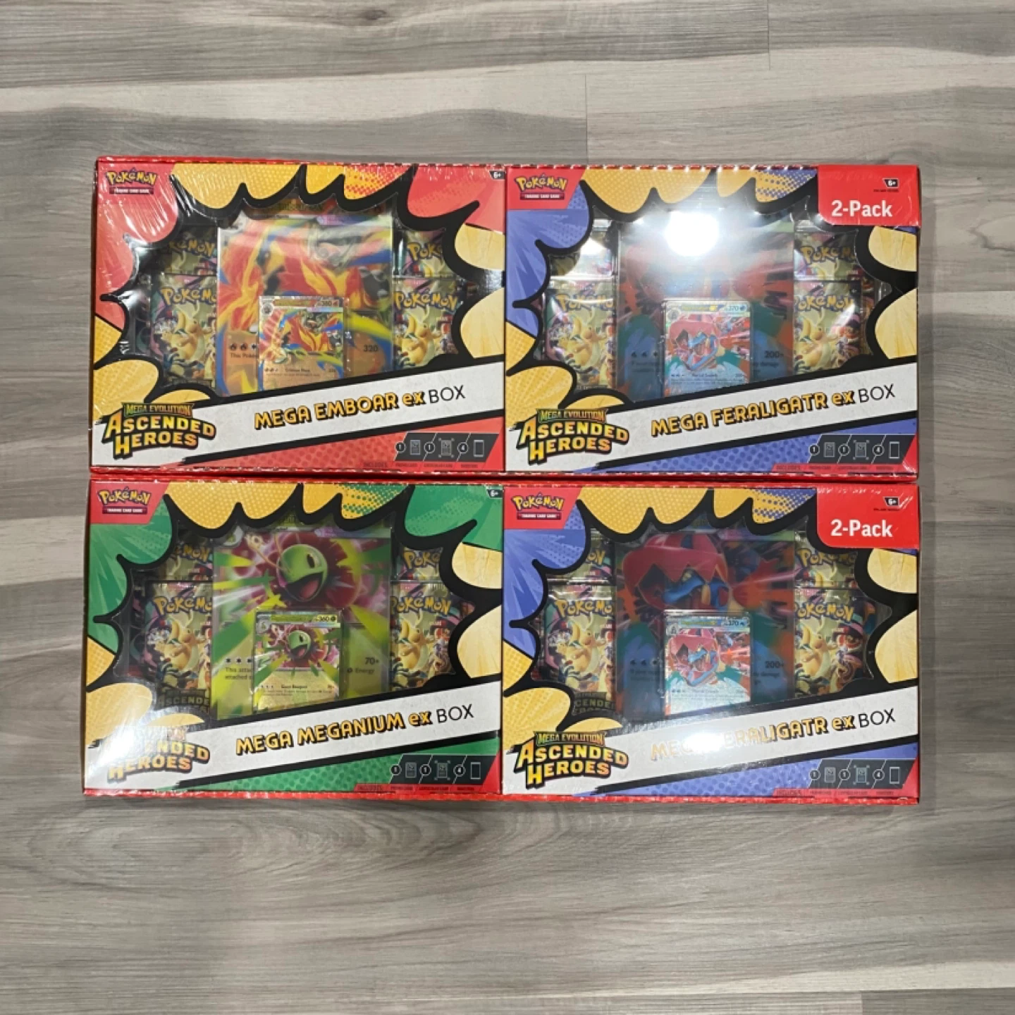 Pokémon Mega Evolution Ascended Heroes EX Boxes – New Sealed