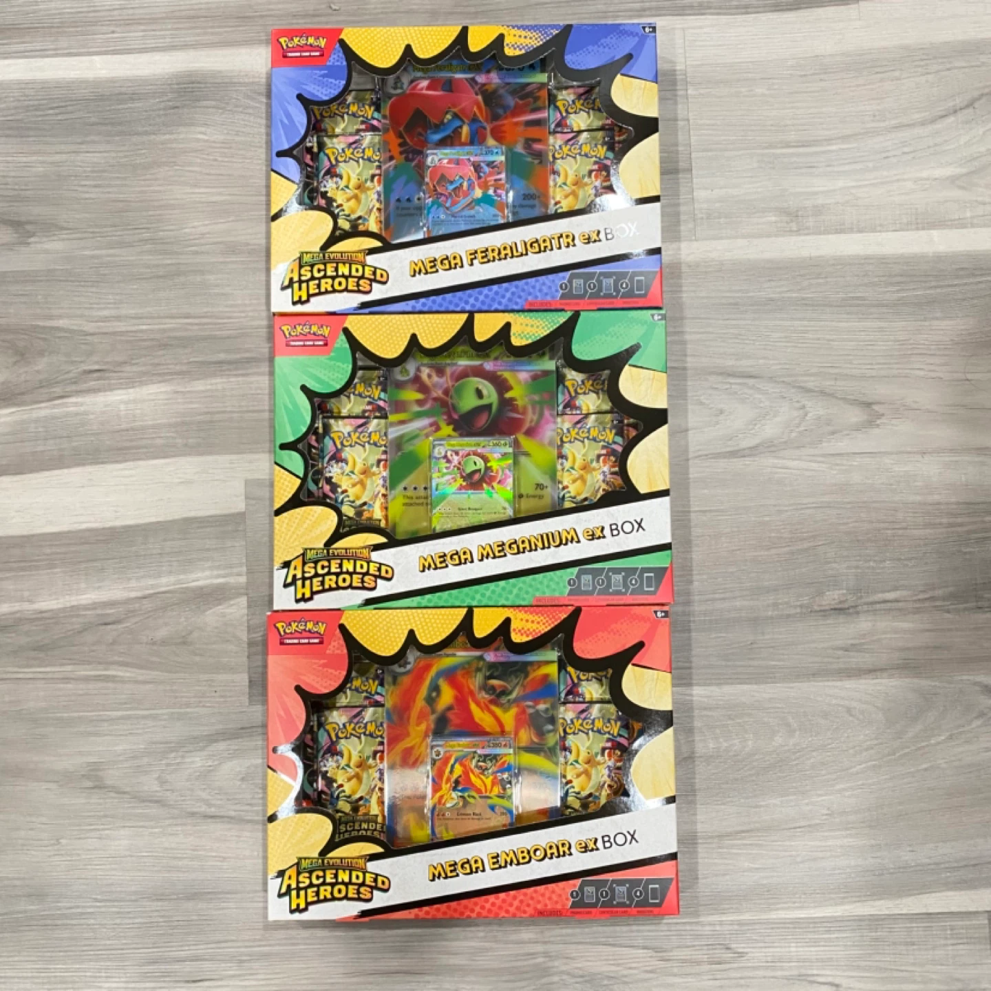 Pokémon Mega Evolution Ascended Heroes EX Boxes – New Sealed