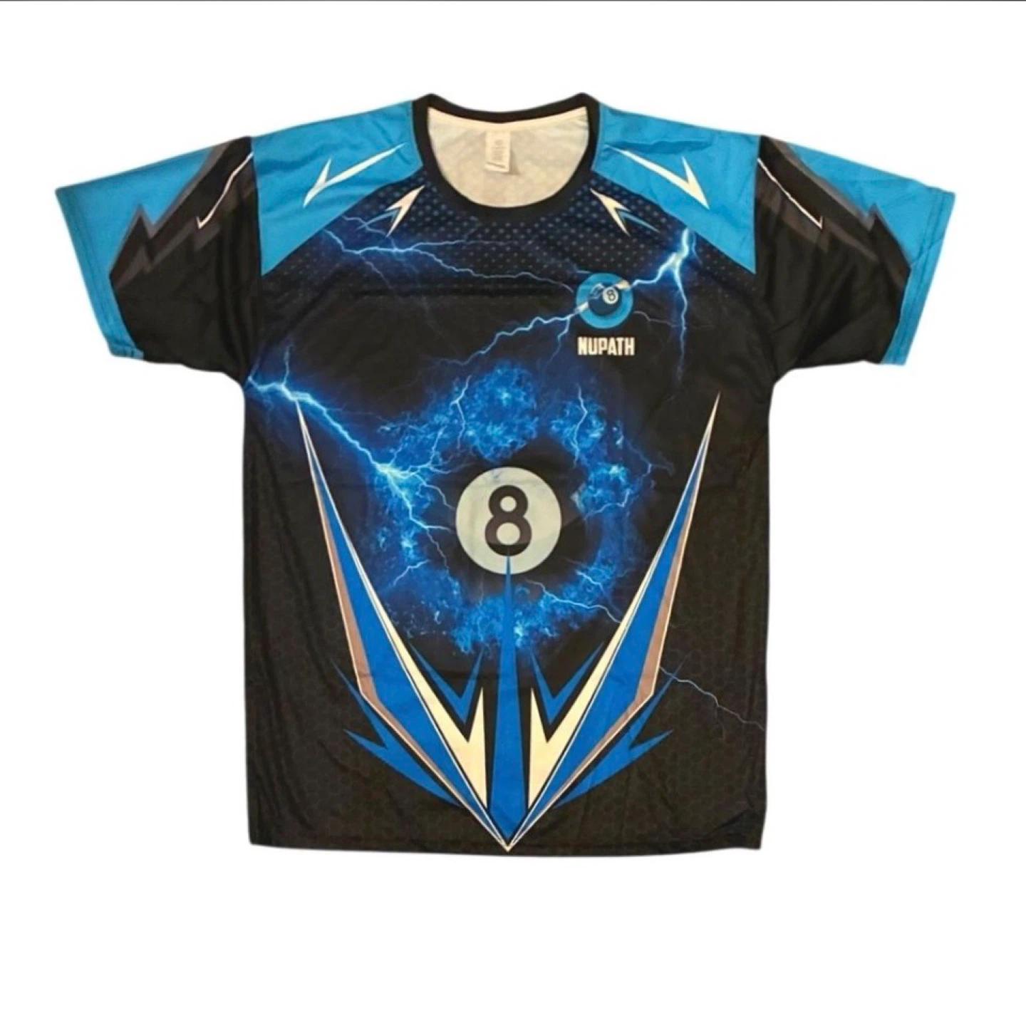 NUPATH Men's 8-Ball Lightning Print T-Shirt - photo 2