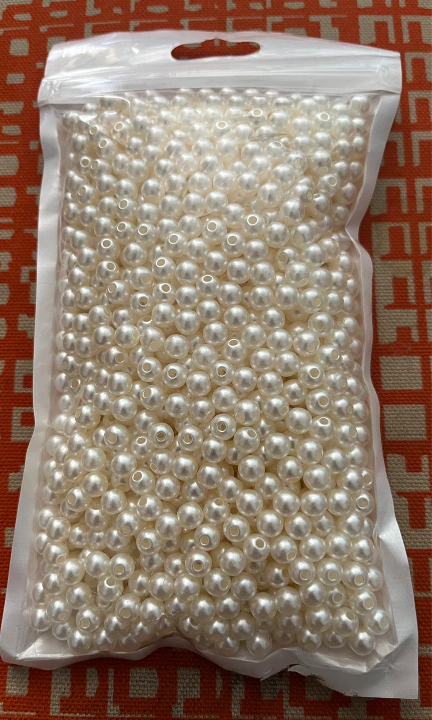 Kingyao 1000 Ivory 6mm Beads