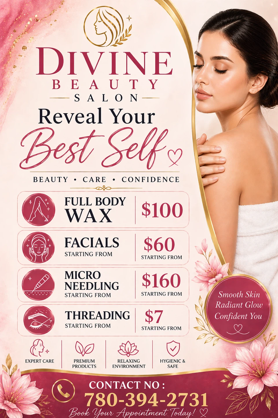 Threding waxing facial - photo 2