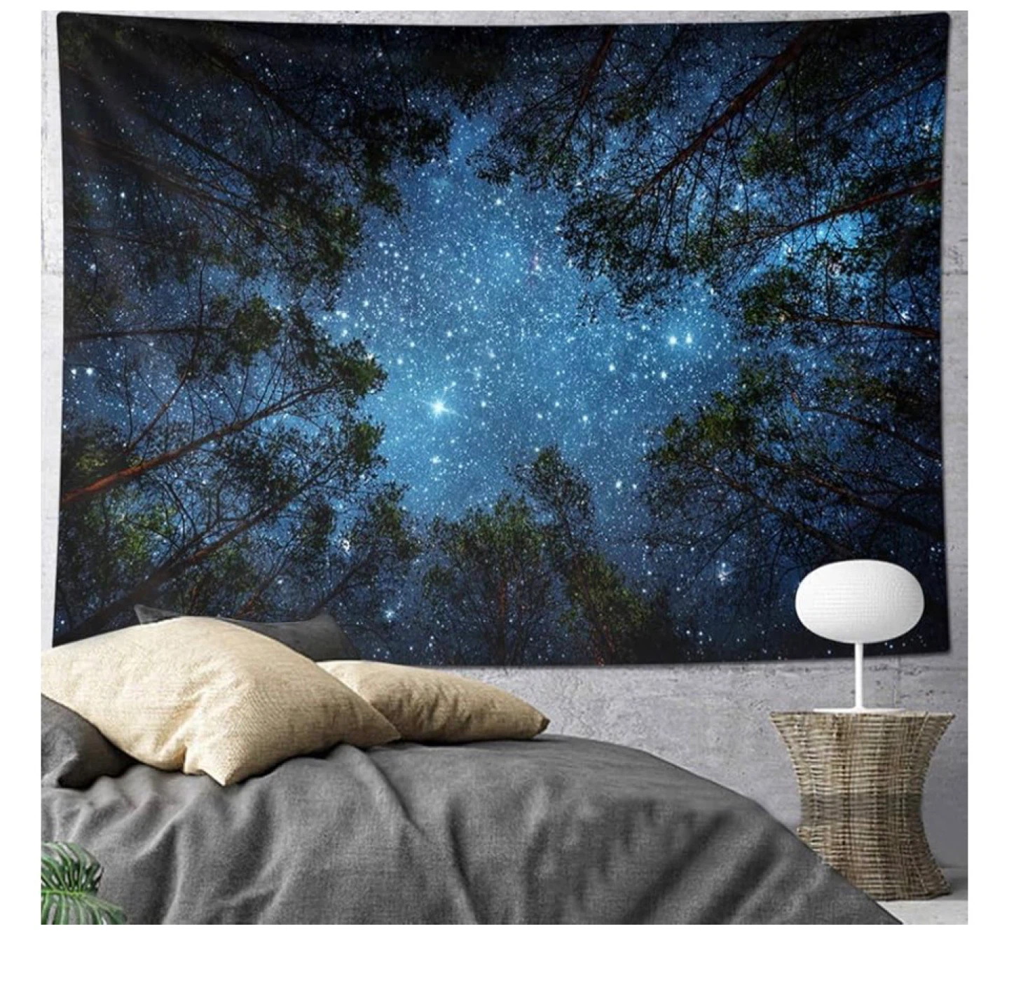 Starry Night Forest Tapestry - photo 4