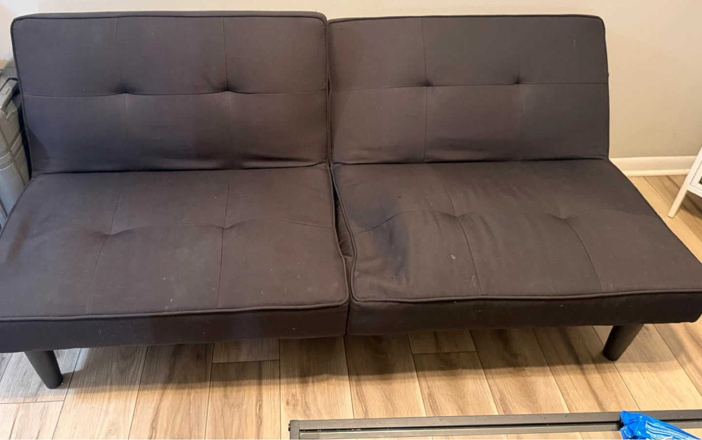 Dark Gray Futon Sofa