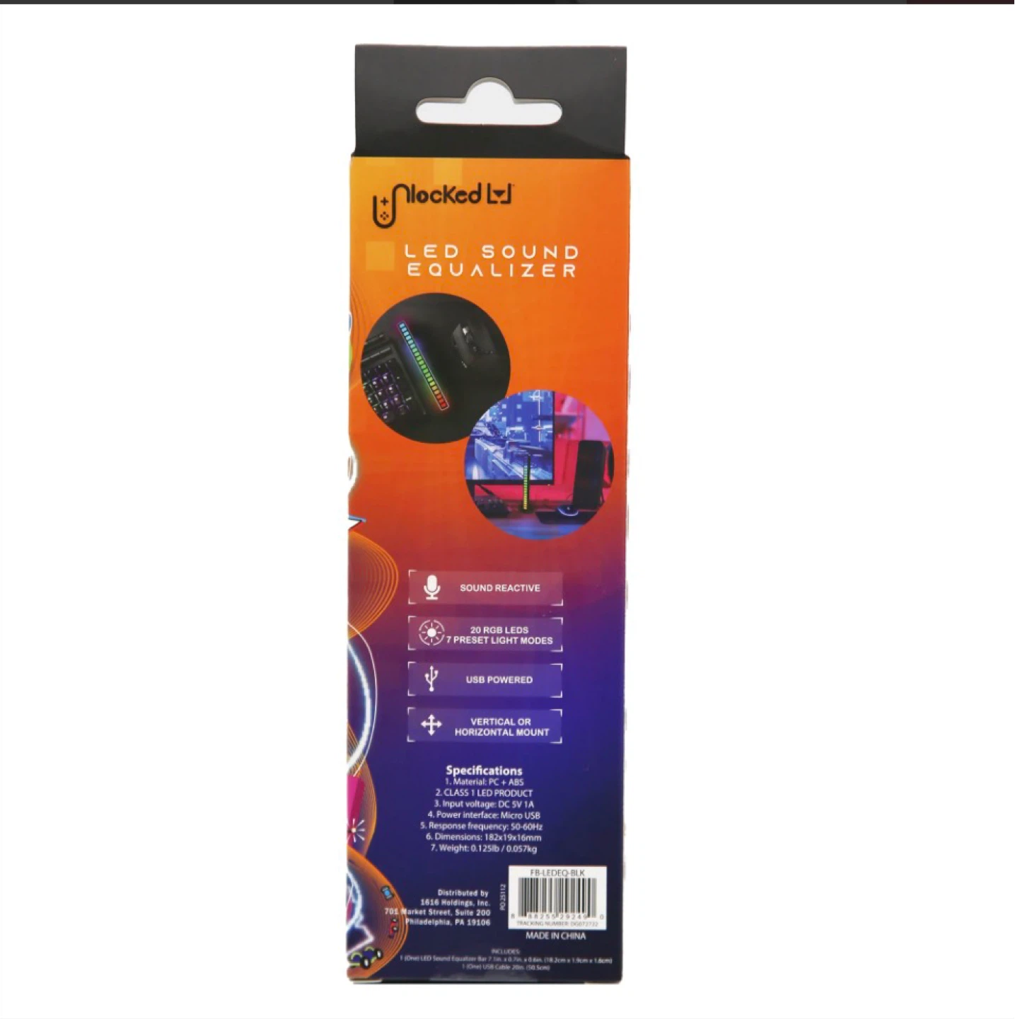 nLockd LED Sound Equalizer - USB Powered - photo 4