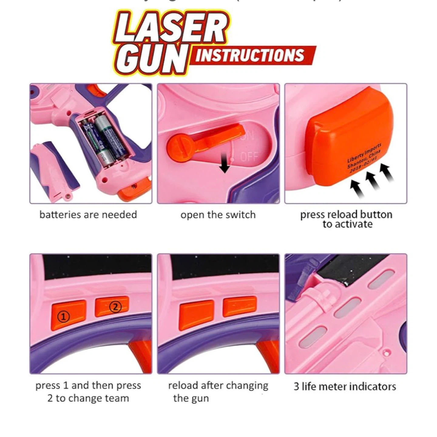 Laser Tag Blaster Set - Set of 2 - photo 3