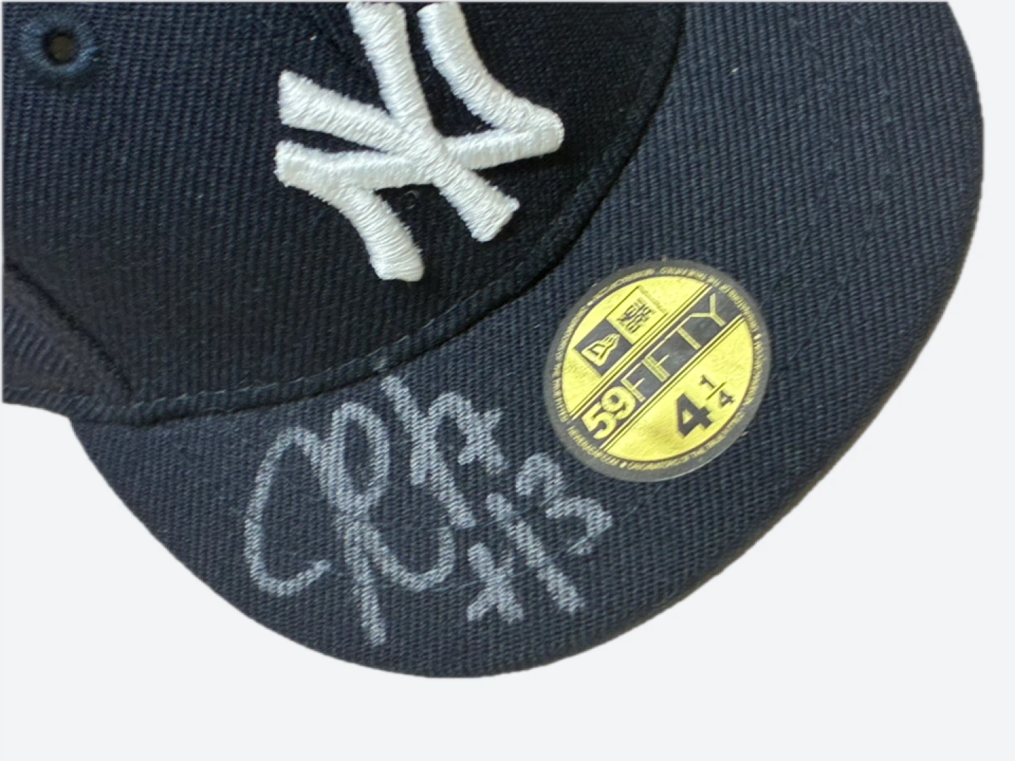 New Era New York Yankees Fitted Baseball Cap Size 4 1/4 - photo 3
