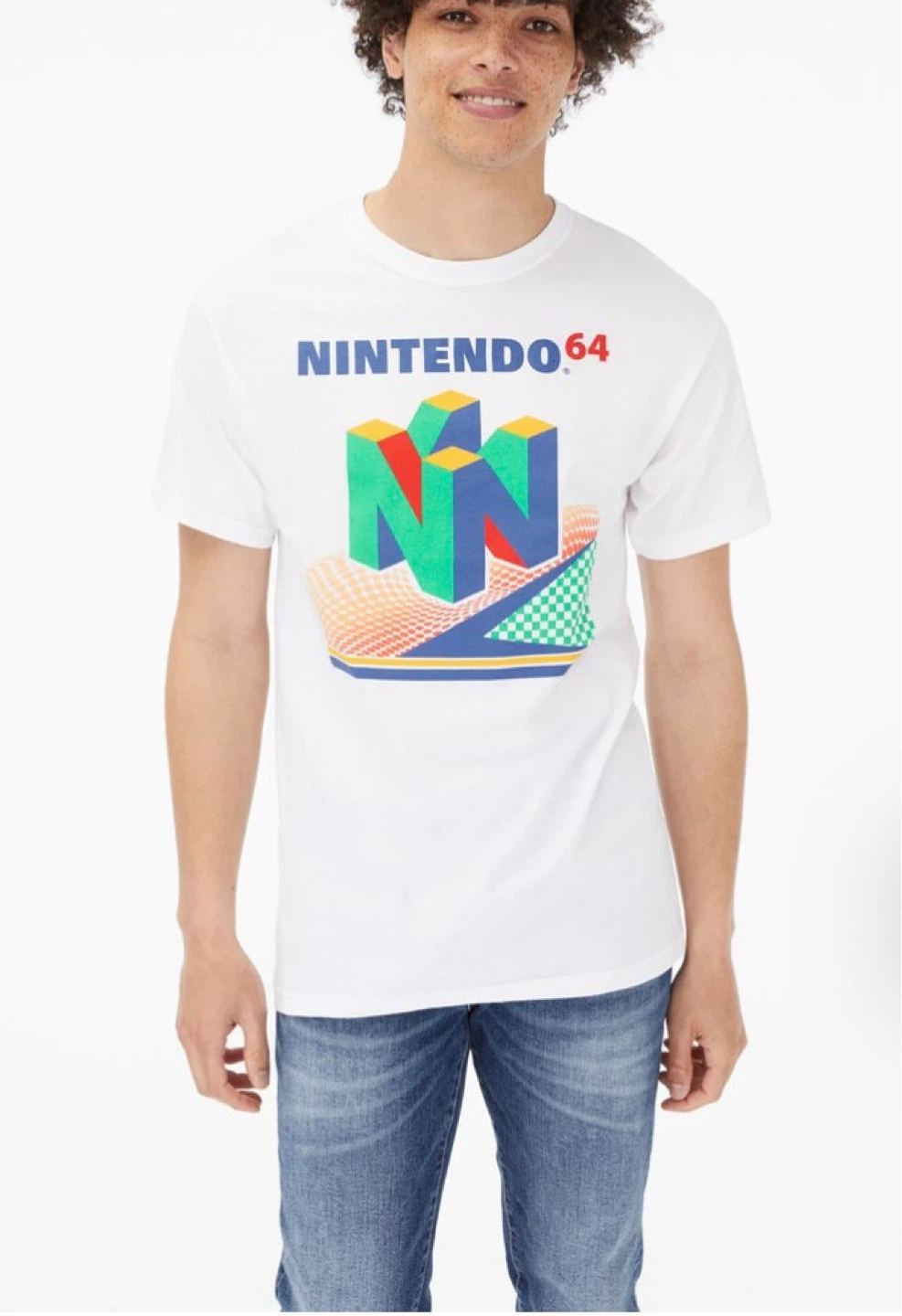 Nintendo 64 White T-Shirt - Size M