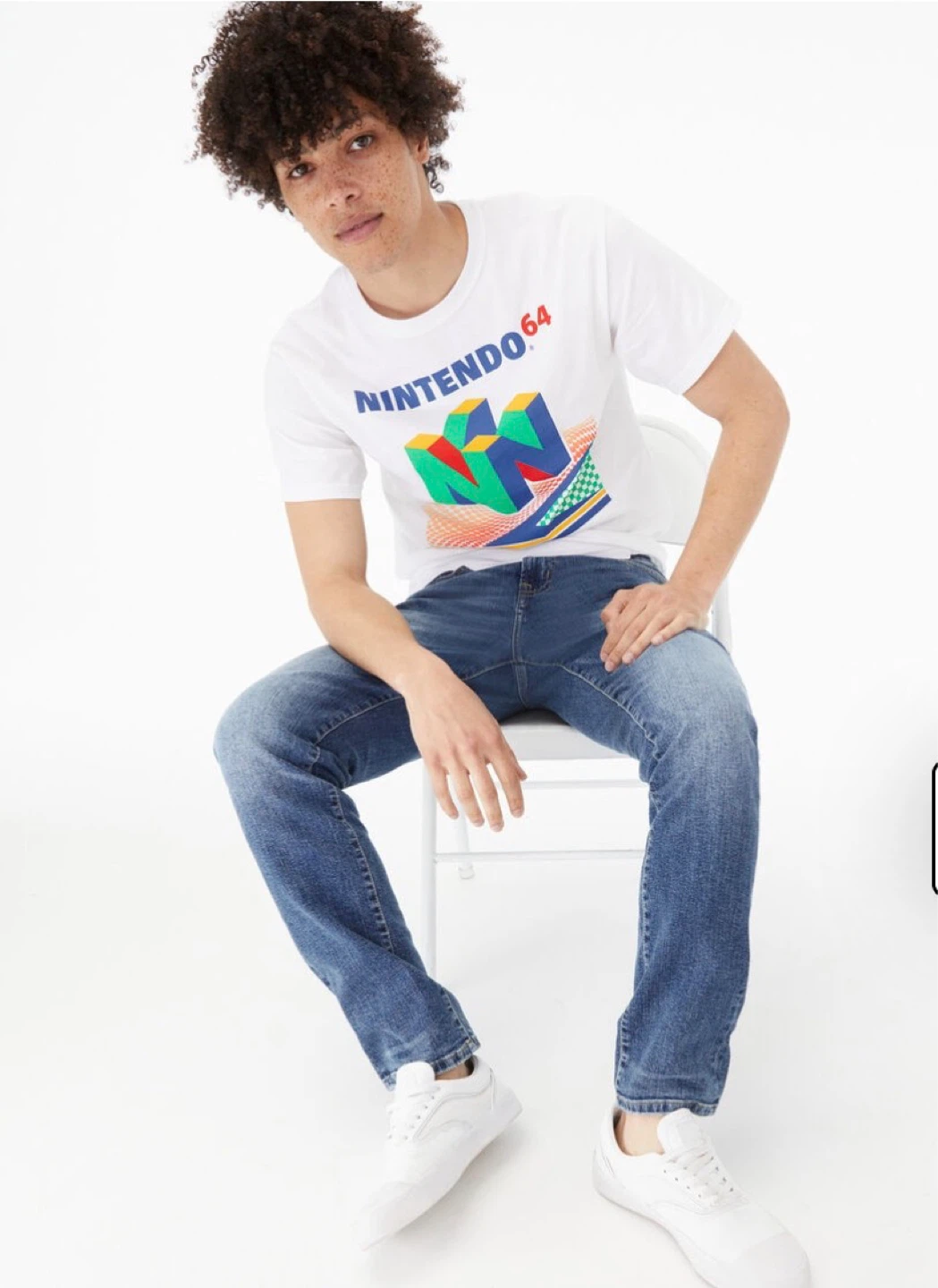 Nintendo 64 White T-Shirt - Size M - photo 2