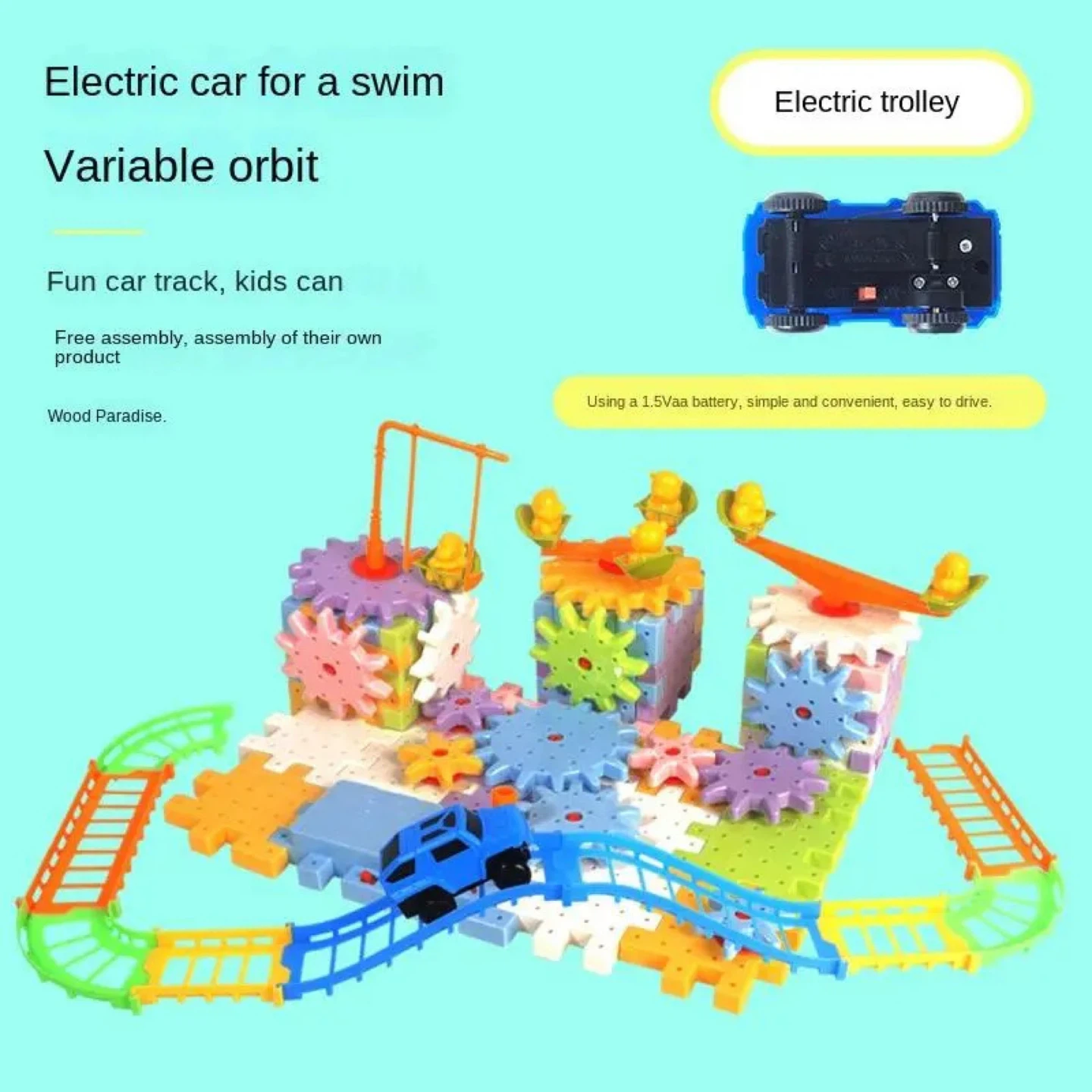 Electric Gear Building Block Creative Puzzle Series Toy - photo 4