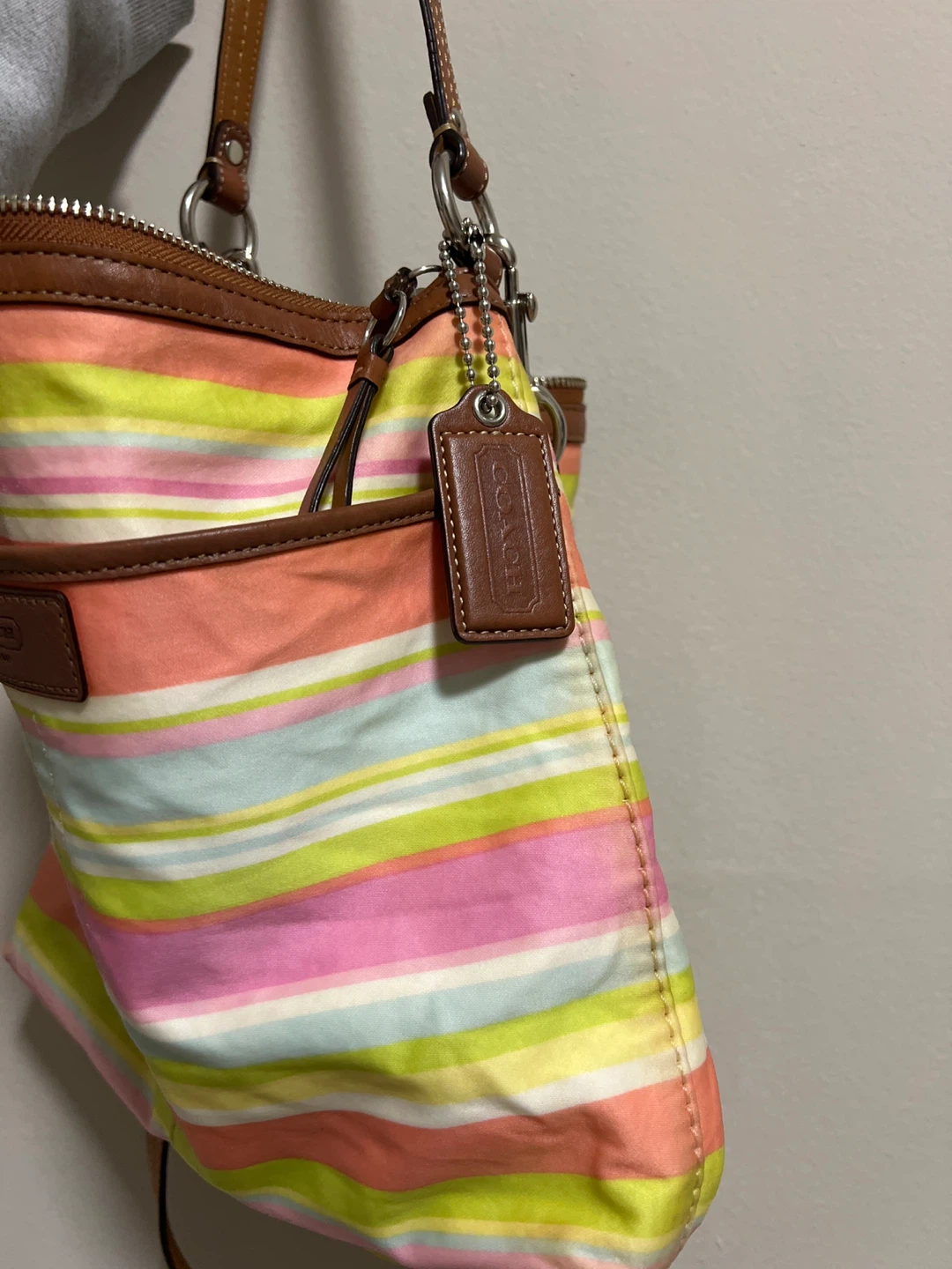 Coach Striped Crossbody Bag - photo 3