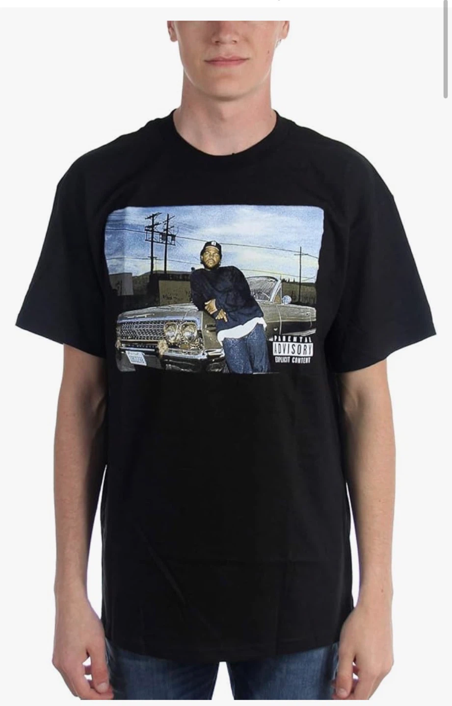 Ice Cube "AmeriKKKa's Most Wanted" Album Cover T-Shirt Size S