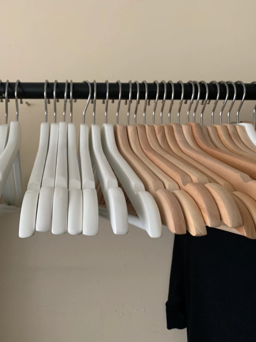 IKEA Wooden Hangers (set of 40)