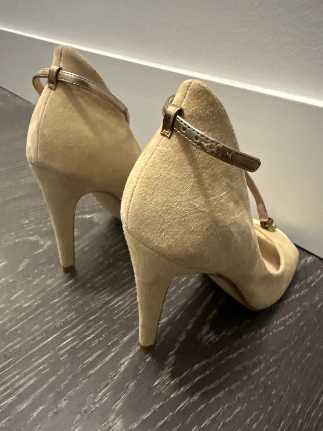 French Connection Suede Heels - Beige - photo 2