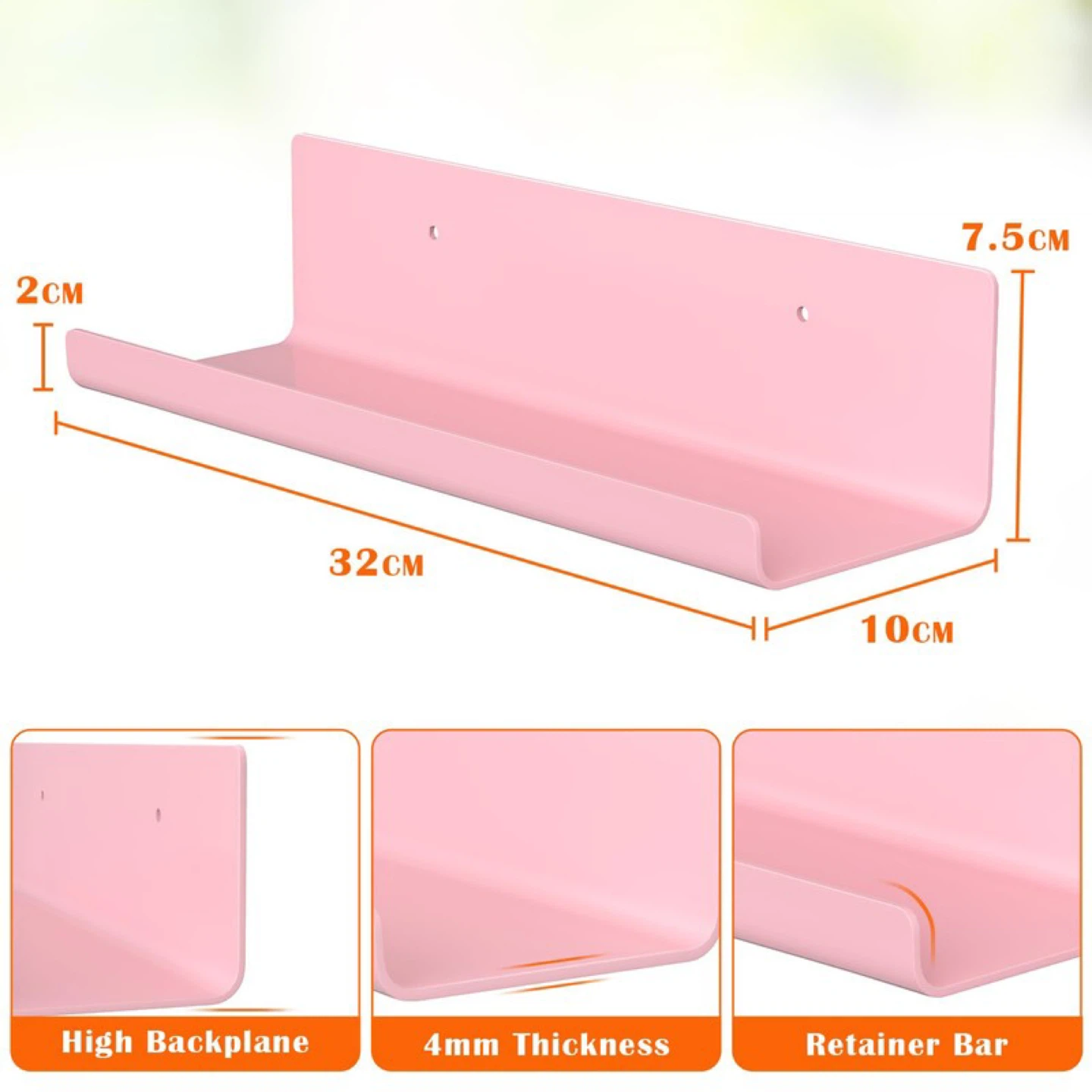 Pink Floating Shelf - photo 2