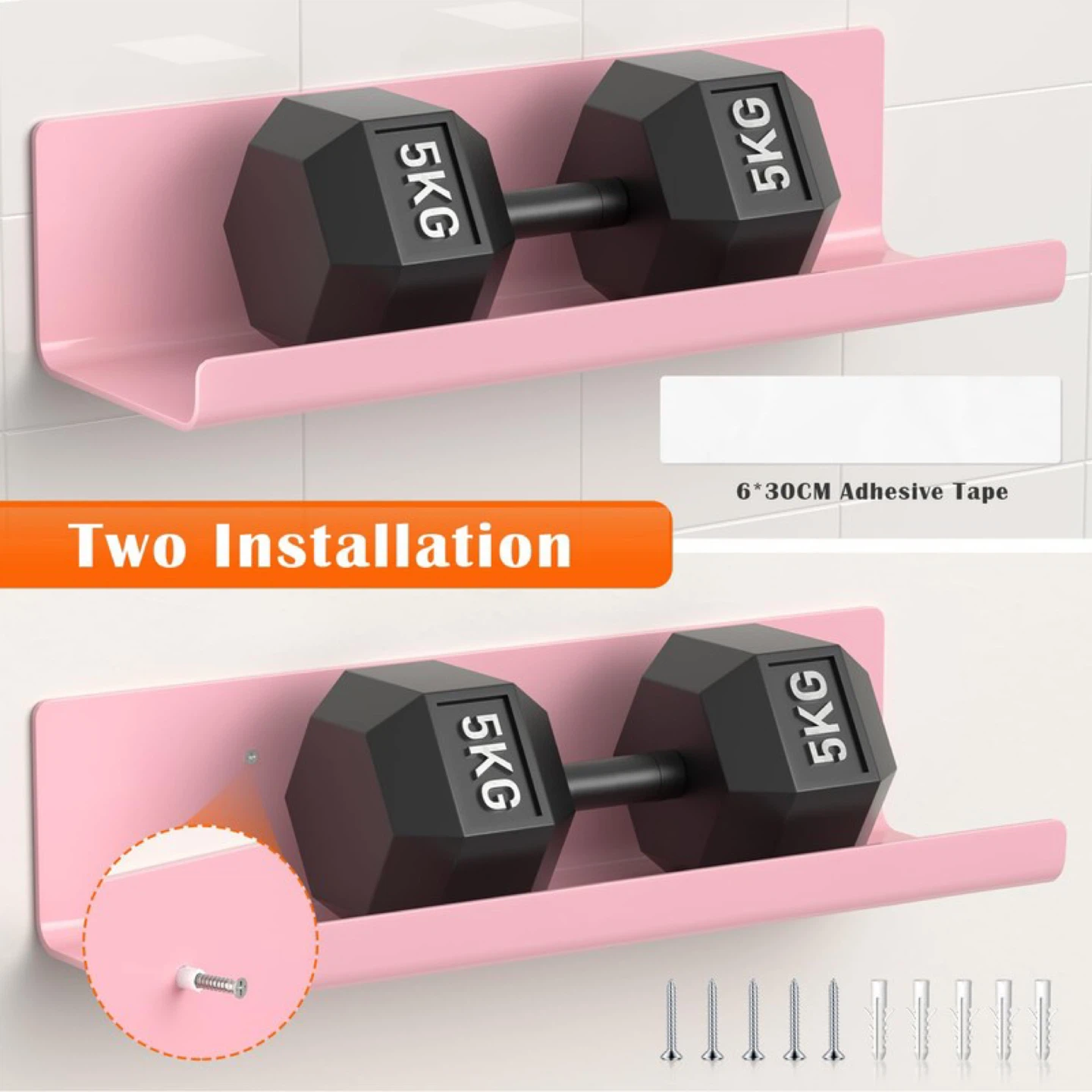 Pink Floating Shelf - photo 3