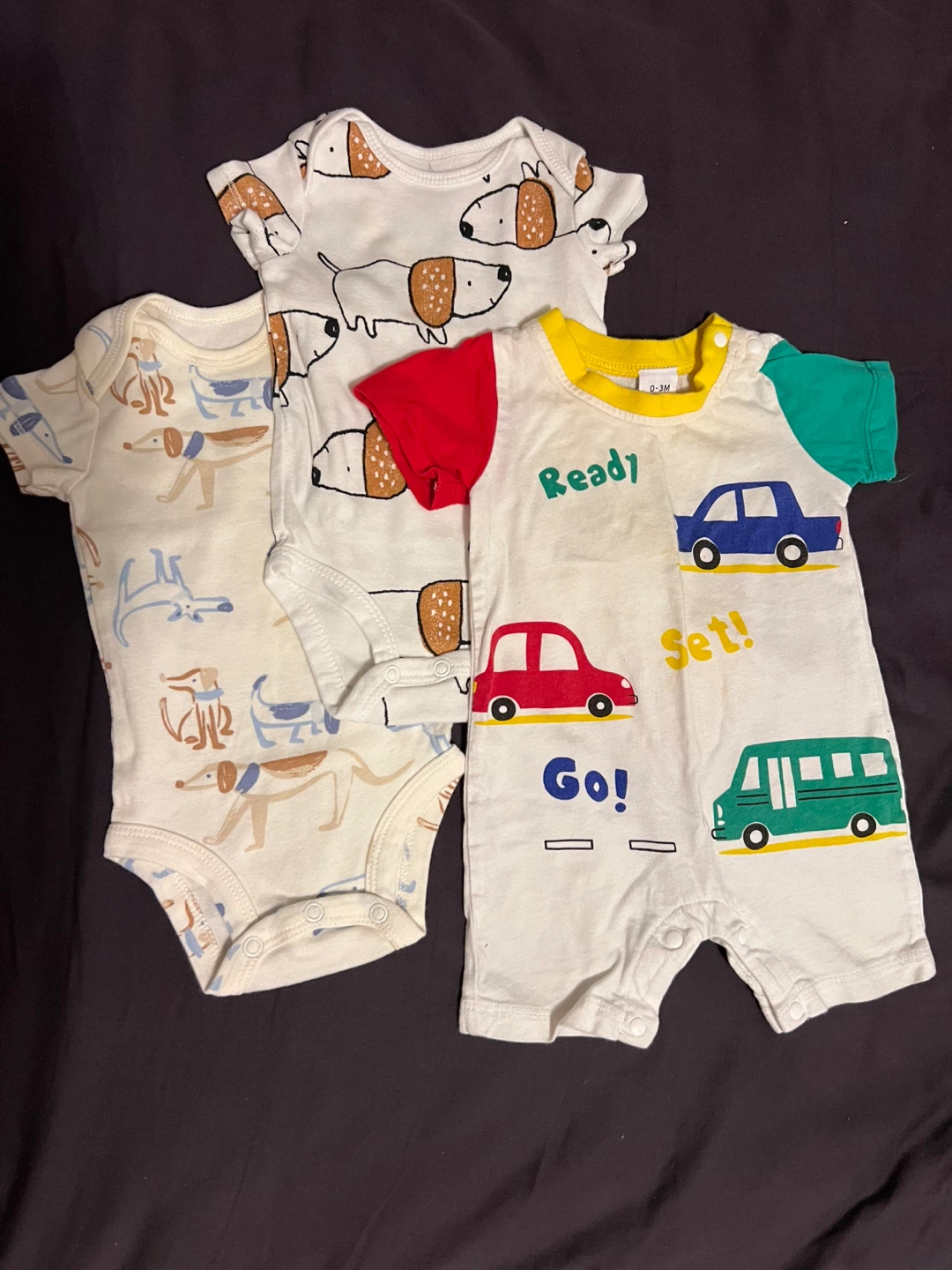 Baby Bodysuits & Romper (0-3 Months)