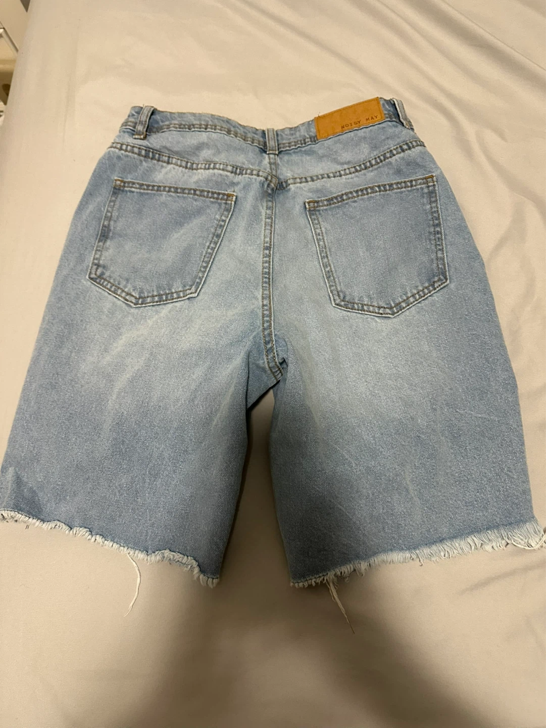 NOISY MAY Denim Cut-Off Shorts - Size Small - photo 2