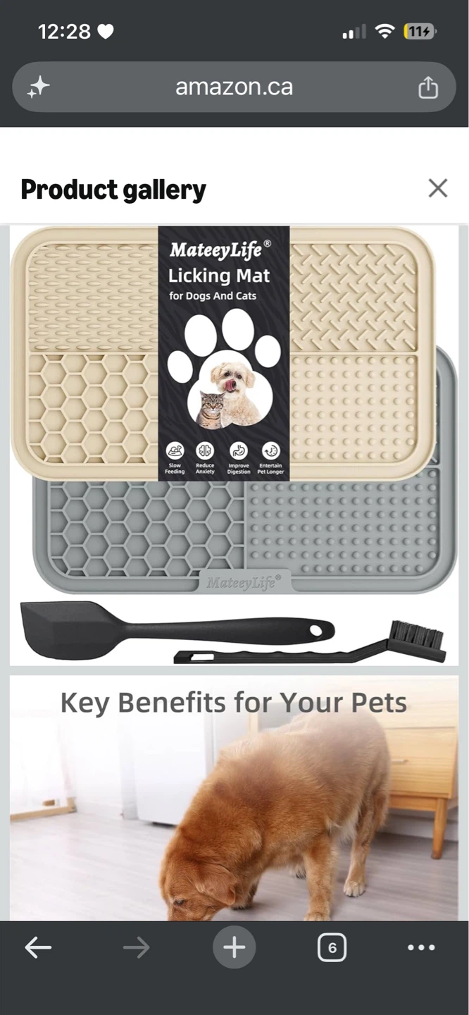 MateeyLife Pet Licking Mat for Dogs and Cats - photo 2