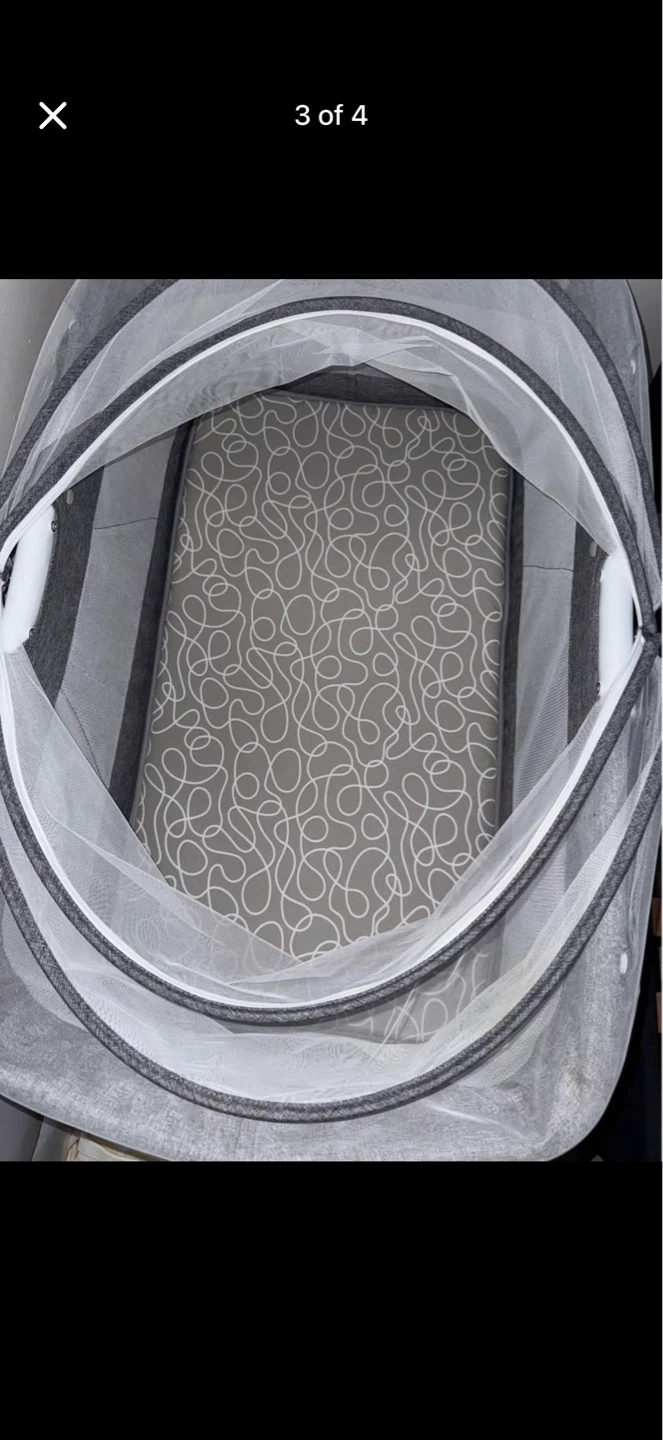 Grey Bassinet with Stand - photo 2