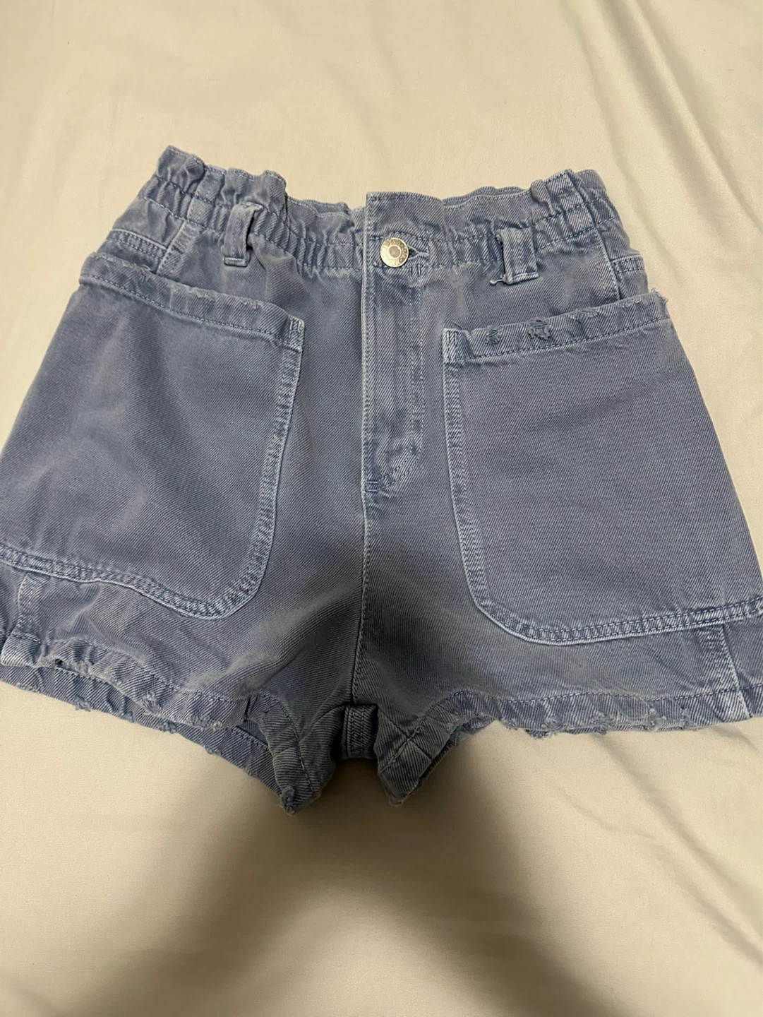 ZARA Blue Denim Shorts EUR 36 USA 4 MEX 26