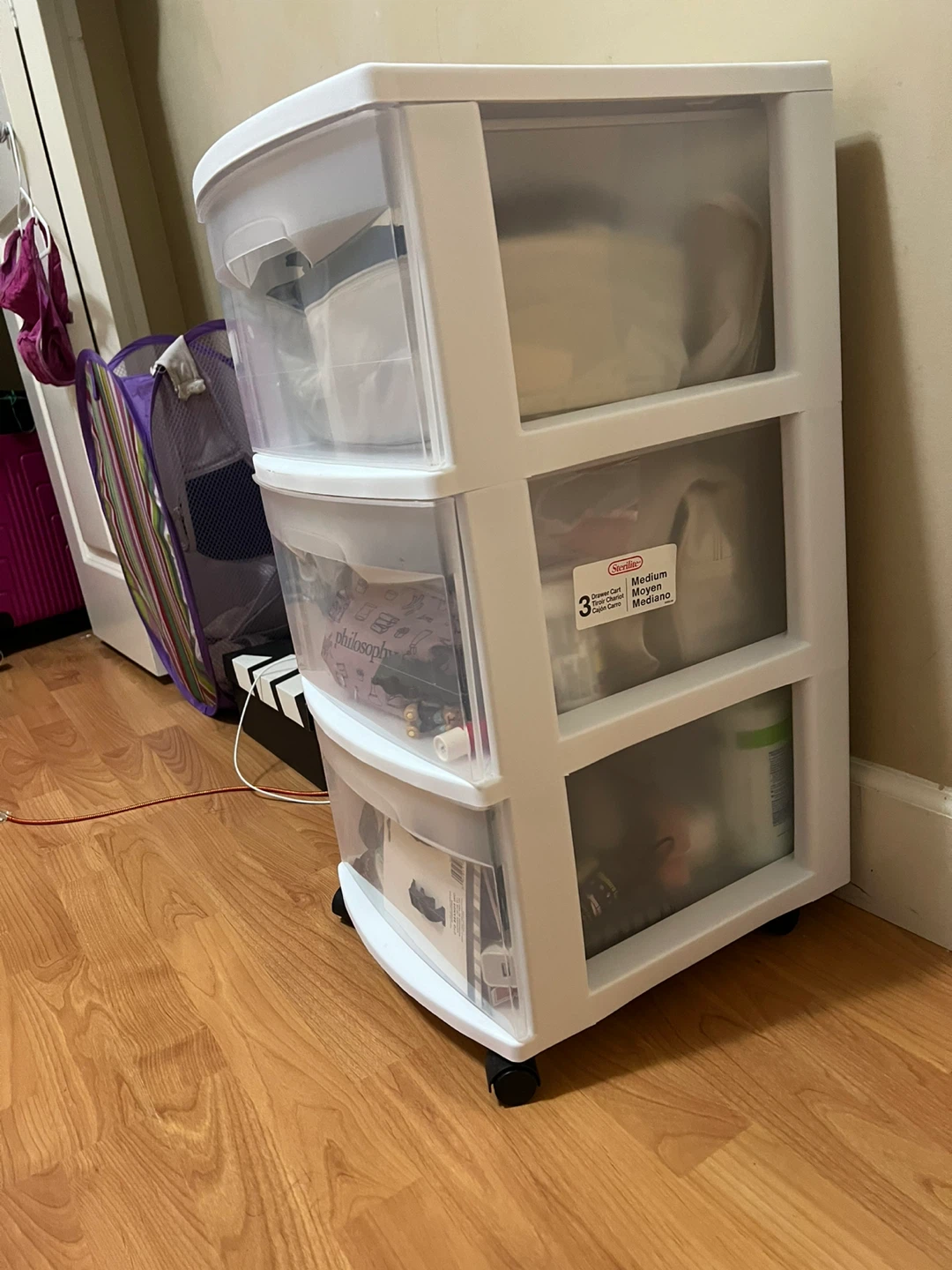 Sterilite 3-Drawer Rolling Storage Cart - photo 5