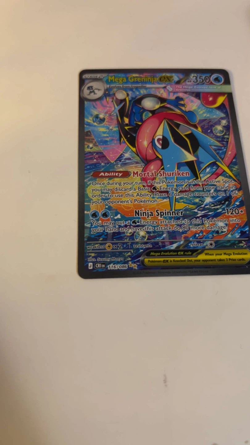 Mega Greninja EX Pokemon Card - photo 5