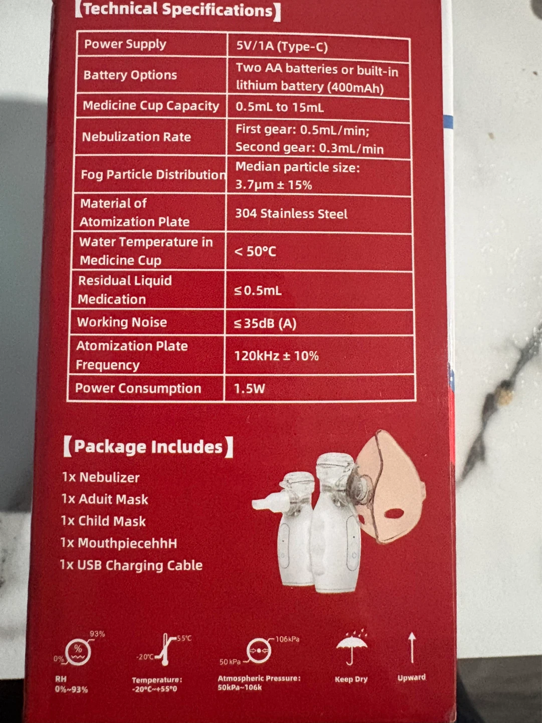 Mesh Nebulizer Ultrasonic *Brand New* - photo 3