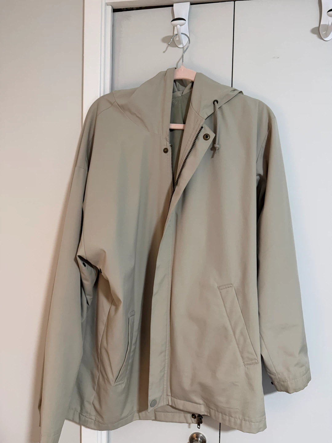 London Fog Tan Hooded Rain Jacket - photo 3