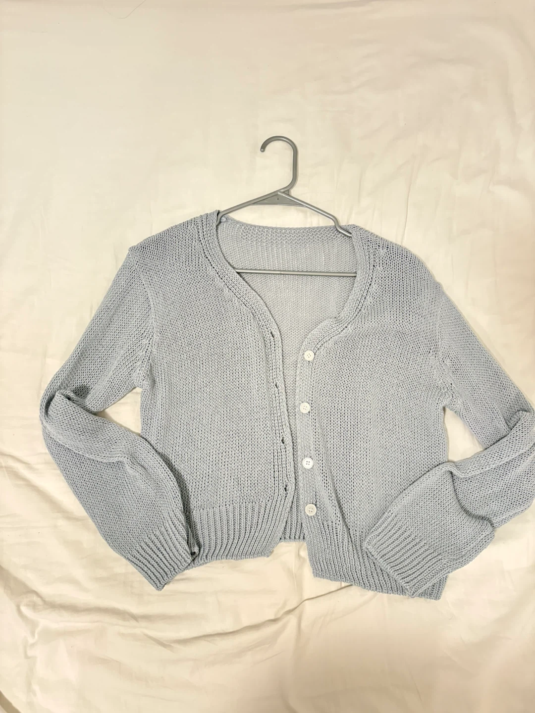 Baby Blue Y2K Cardigan