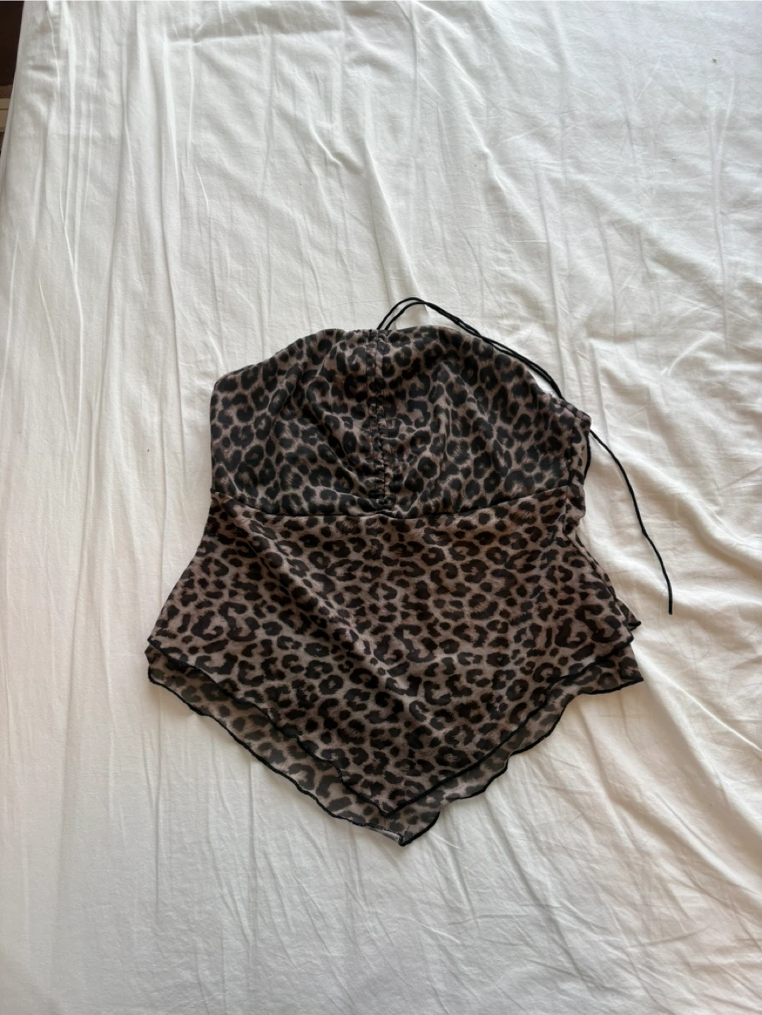 Leopard tube Top