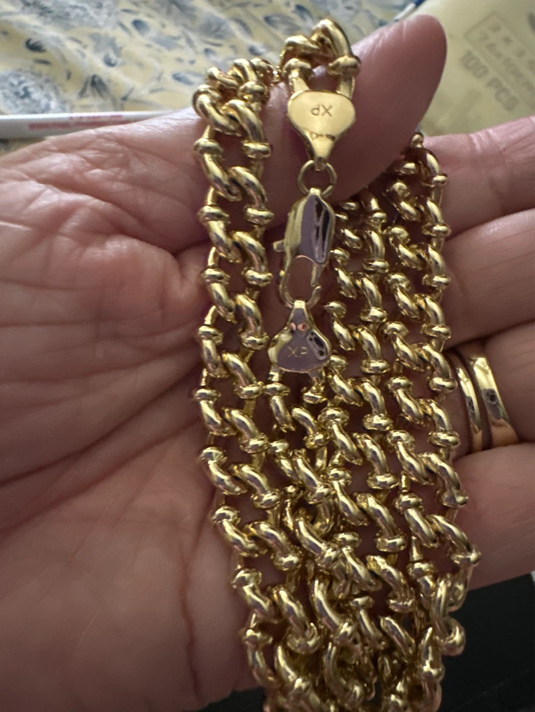 4k Gold laminated Chain Necklace