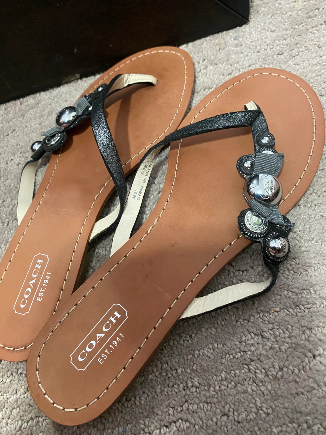 Coach "Oceanna" Thong Sandals - photo 5
