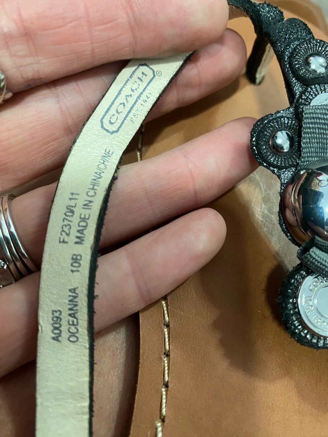 Coach "Oceanna" Thong Sandals - photo 3