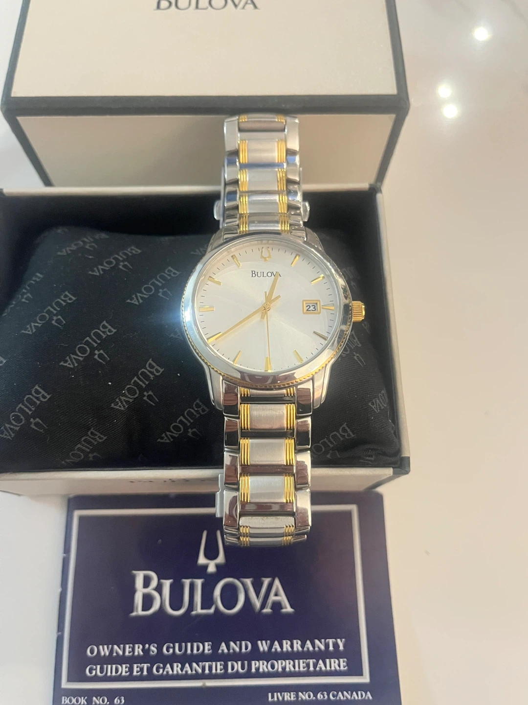 Bulova Men's Watch with Two-Tone Band