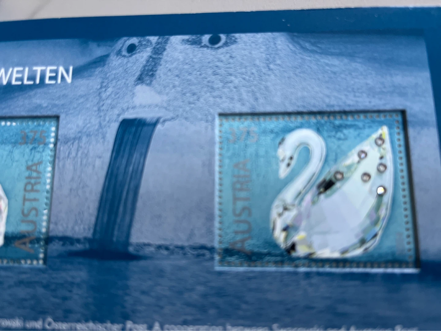 Swarovski Kristallwelten Austrian Post Sheetlet - photo 3