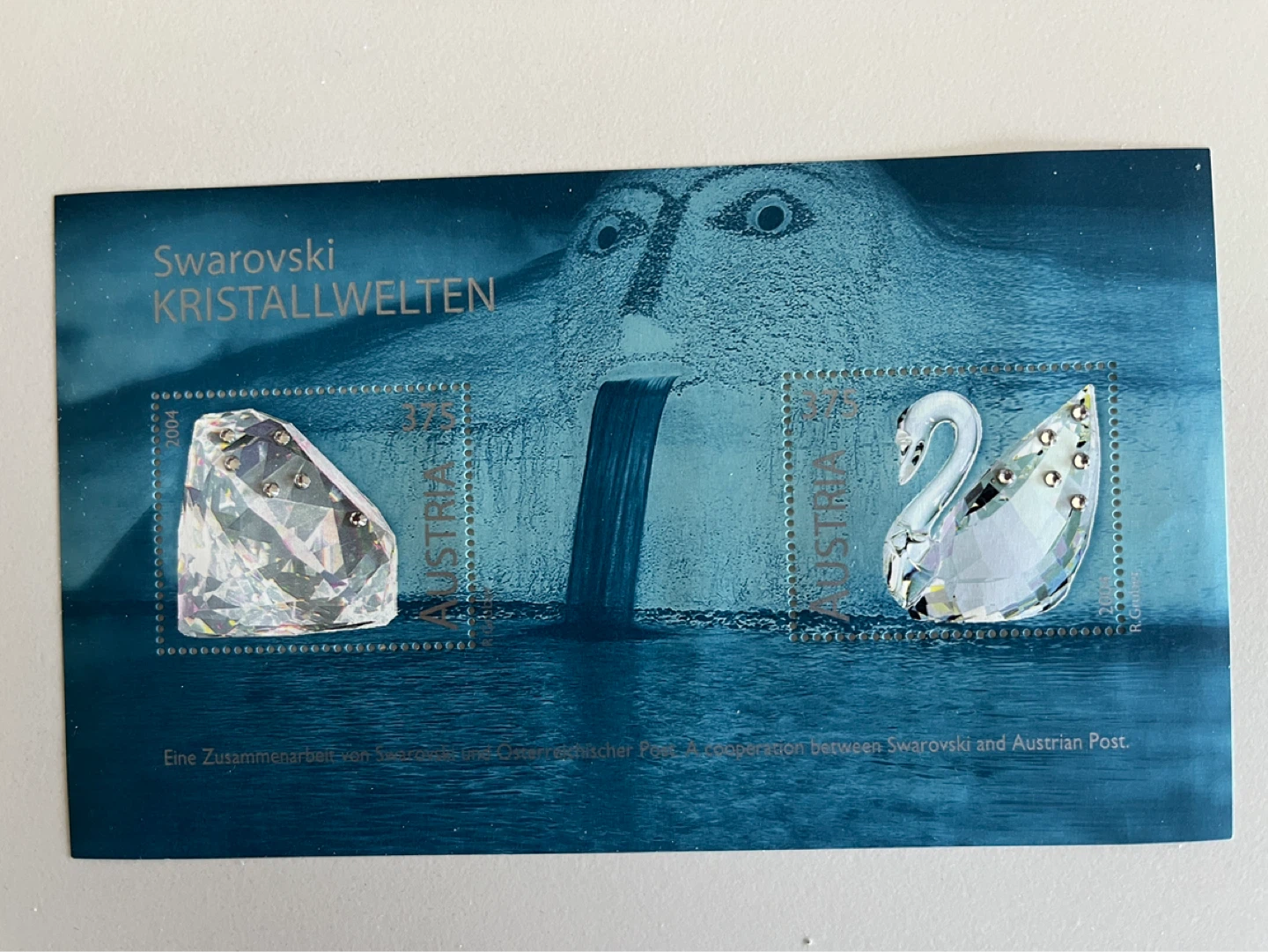 Swarovski Kristallwelten Austrian Post Sheetlet