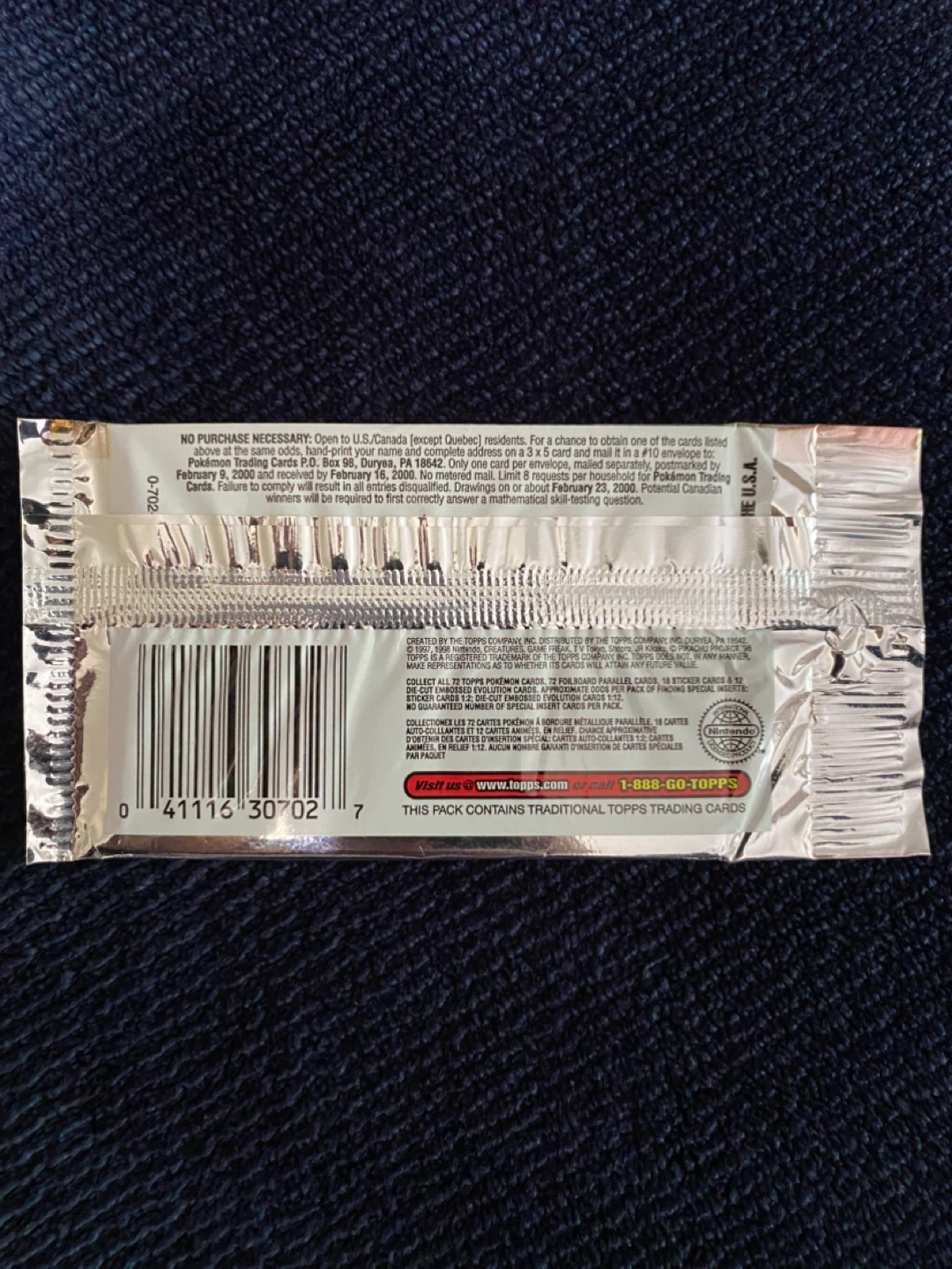 Unopened Pokémon The First Movie Trading Card Packs *** - photo 2