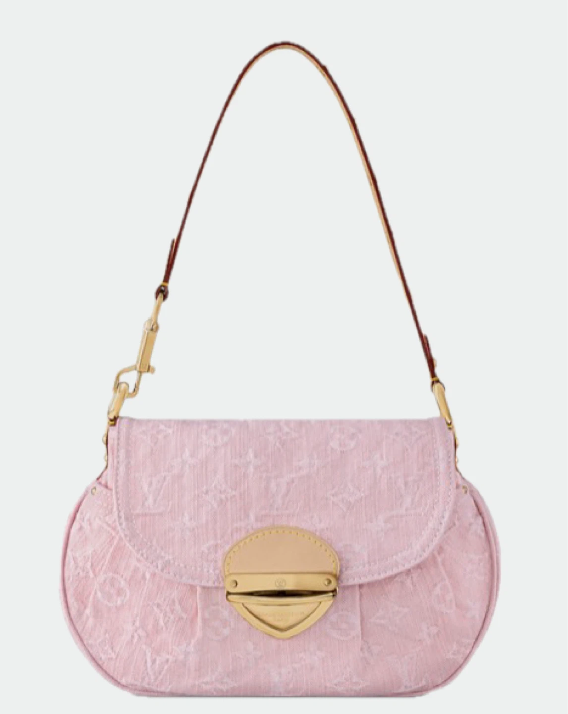 LV CUTE SHOULDER PINK DENIM BAG