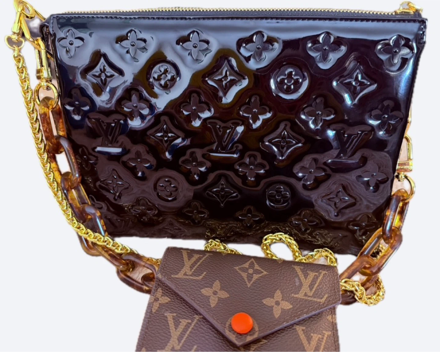 LV Coussin  PM & leather wallet