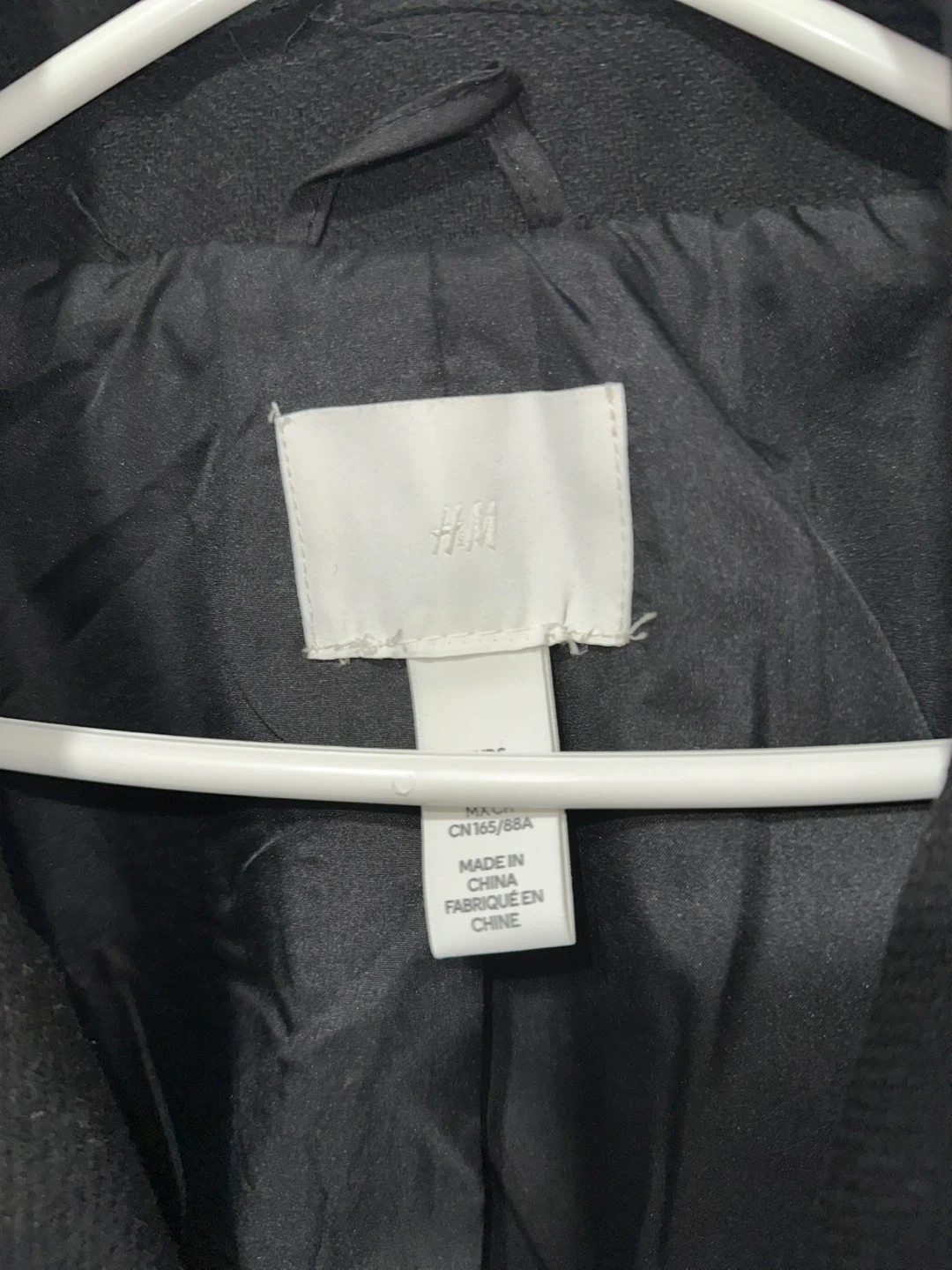 H&M Black Double Breasted Peacoat - photo 3