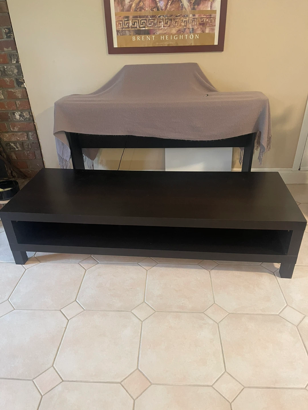 Dark Brown TV Stand / Entertainment Unit - photo 2