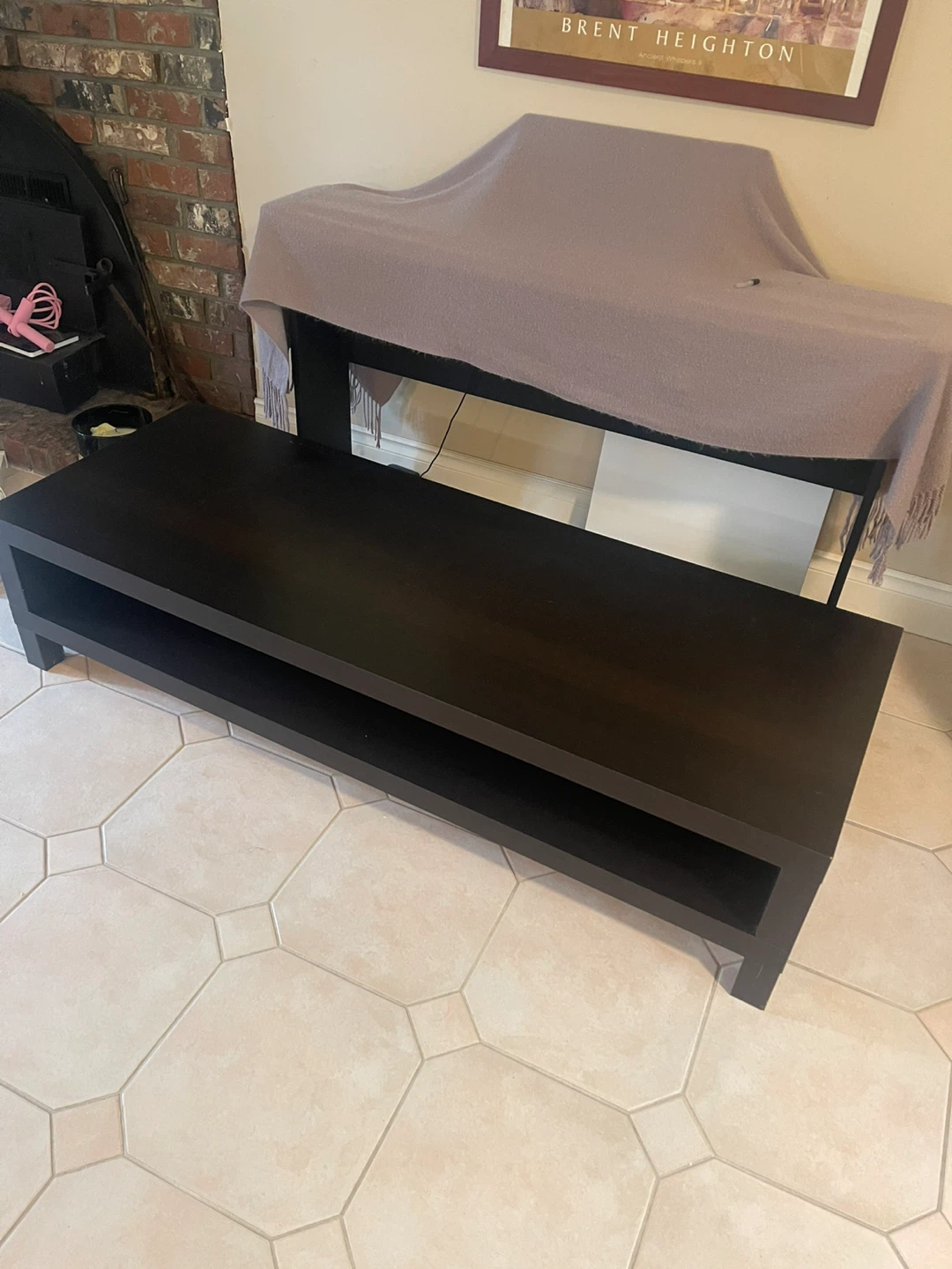 Dark Brown TV Stand / Entertainment Unit