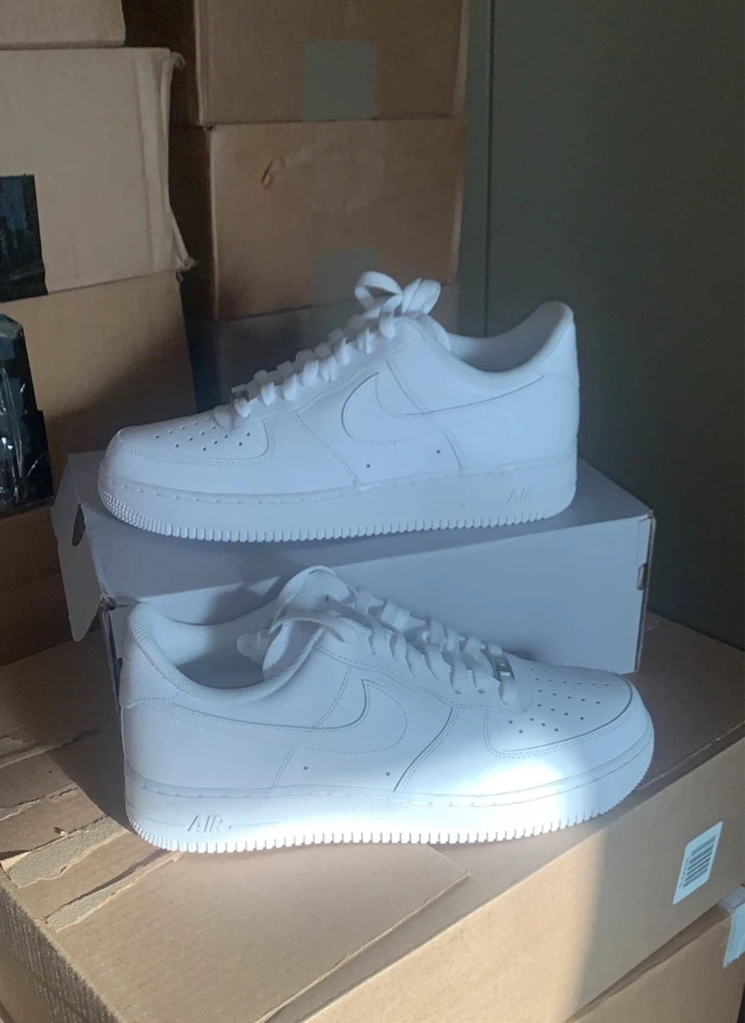 Nike Air Force 1 '07 Men's Shoes White Size 10.5