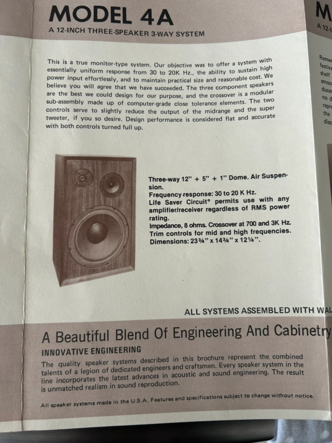 Avant/JBL 1000 Speakers - photo 4