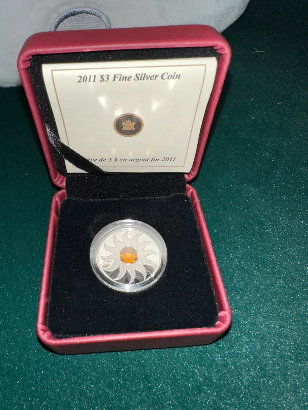 2011 $3 Fine Silver Coin