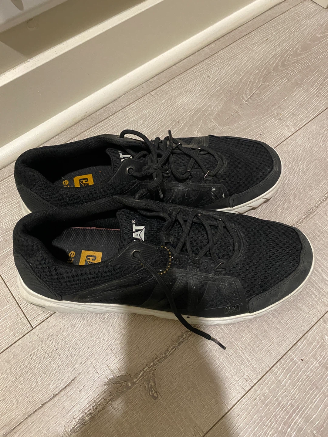 CAT Caterpillar "Ease" Black Sneakers Shoes Men's Size 11 Wide - photo 2