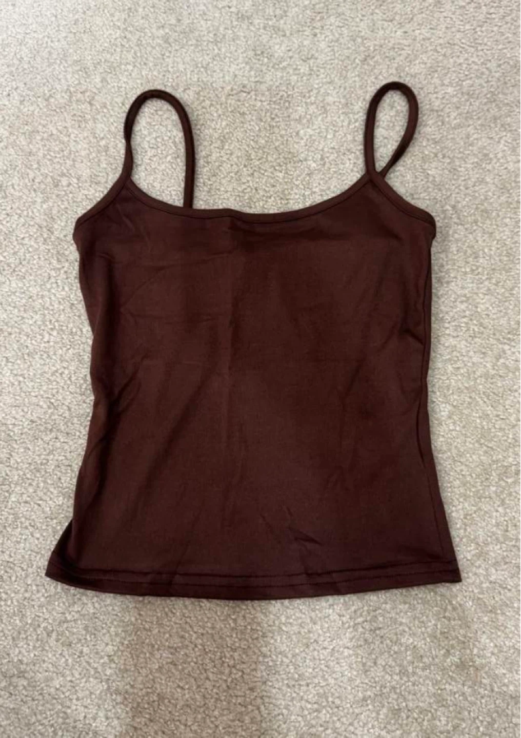 Brown Cami Tank Top