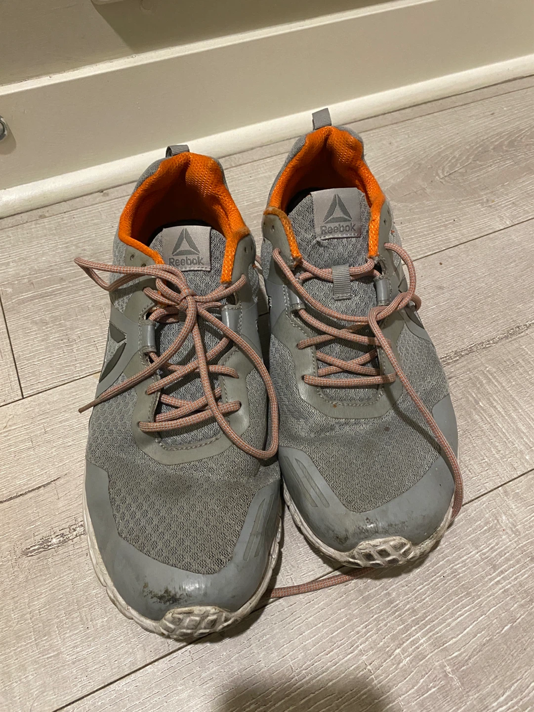 Reebok Men's Running Shoes Size 11.5 Grey/Orange