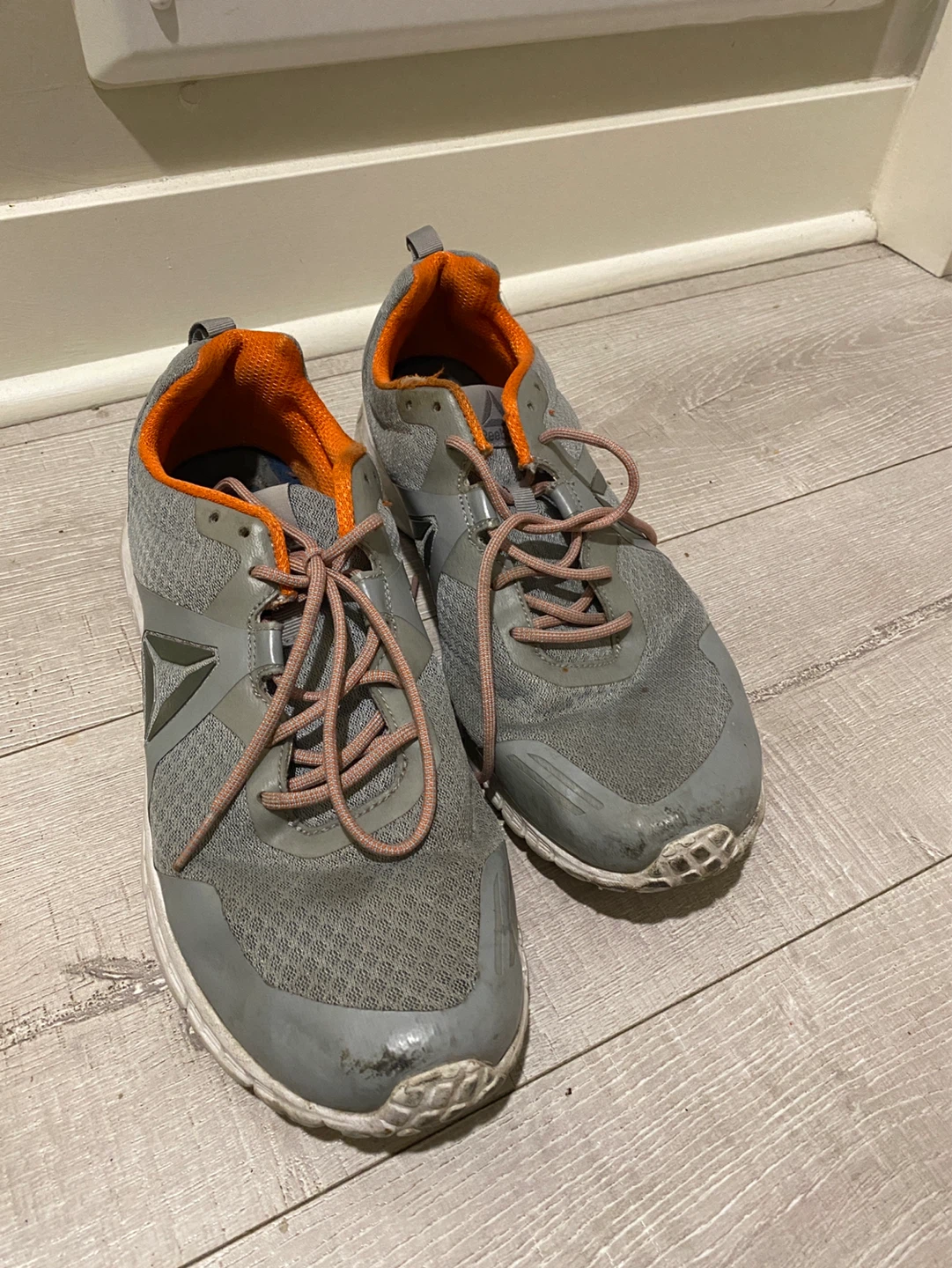 Reebok Men's Running Shoes Size 11.5 Grey/Orange - photo 2